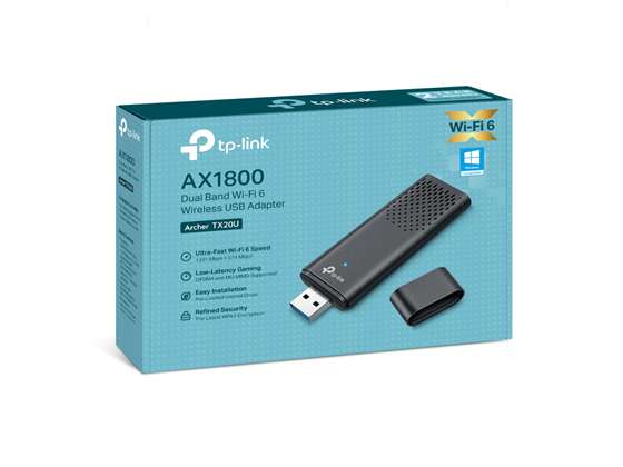 TP-Link - ADAPTADOR-1800 MBPS, D INALÁMBRICO USB - DUAL BAN-