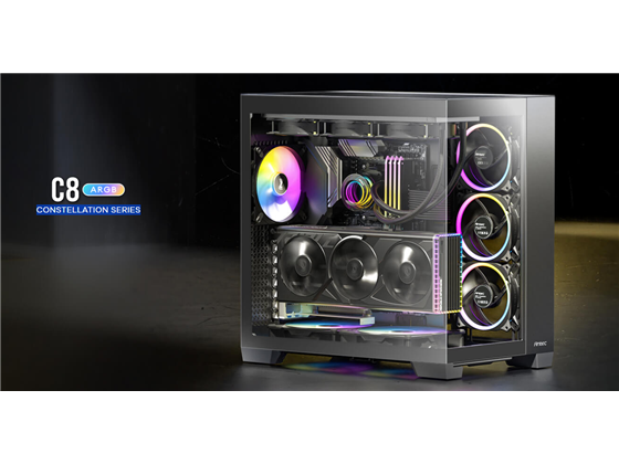 Antec - CASE GAMING ANTEC C8 ARGB BLACK