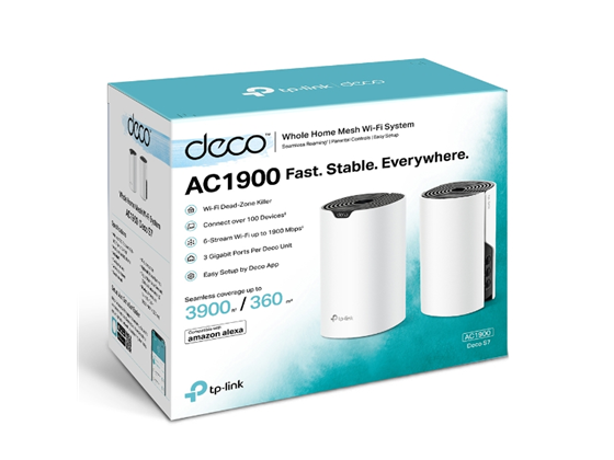 TP-Link - ROUTER DECO S7(2-PACK)  AC1900