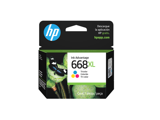 HP - CARTUCHO HP 668XL TRICOLOR - 7FP38VL