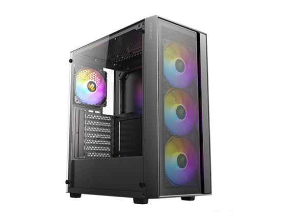 Antec - CASE GAMING ANTEC AX65 ARGB BLACK MESH