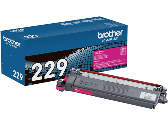 Brother - TONER BROTHER MAGENTA TN229M, 1,200 PAGINAS, PARA IMPRESORAS HL-L3220CDW, HL-L3280CDW, HL-L3295CDW, HL-L3300CDW, HL-L8245CDW, MFC-L3720CDW, MFC-L3765CDW, MFC-L3780CDW, MFC-L8395CDW