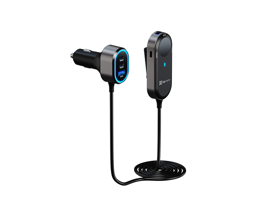 Klip Xtreme - ADAPTADOR DE CARGA USB PARA VEHÍCULO KLIP XTREME, 100W, 4X USB-C + 2X USB-A
