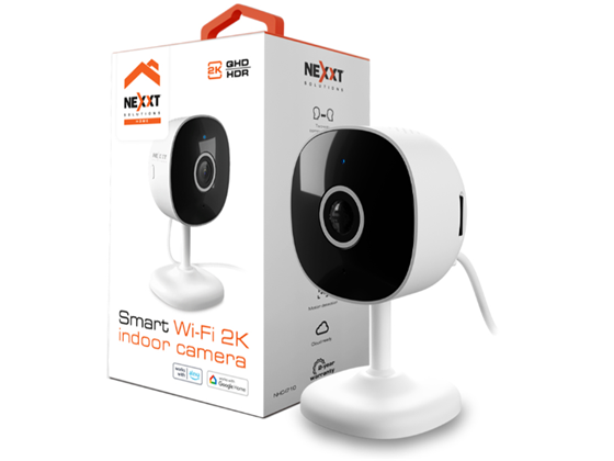 Nexxt - CAMARA DE VIGILANCIA NEXXT INALAMBRICA (HOME AUTOMATION), 2K, FIJA, DIA Y NOCHE, MICRO SD + CLOUD, SOFTWARE DE GRABACION, SENSOR DE MOVIMIENTO, ALERTA POR LA APLICACIÓN, (NHC-I710)
