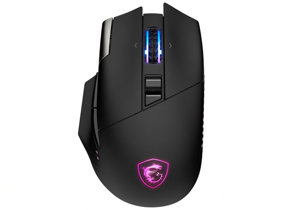Msi - MOUSE MSI VERSA PRO W, WIRELESS 2.4 GHZ, USB 2.0, BLUETOOTH 5.3, COLOR NEGRO