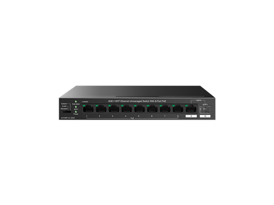 Tenda - SWITCH 24 PUERTOS TENDA TEG1128P-24-250W, NO ADMINISTRABLE, VLAN, ETHERNET 10/100/1000, POE, 2 PUERTO SFP, DESKTOP/WALL MOUNTING, PORTECTOR CONTRA RAYOS, IEEE 802.3? IEEE 802.3U?IEEE 802.3AB?IEEE 802.3X? IEEE 802.3AF?IEEE 802.3AT, 4 MODOS (STANDARD - PRIORITY - EXTEND - VLAND)