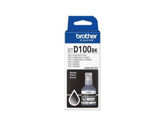 Brother - BOTELLA DE TINTA BROTHER  - BTD100BK
