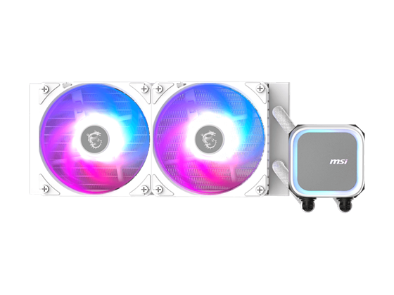Msi - ABANICO PARA CPU MSI SERIE MAG CORELIQUID A13 240 WHITE ALL-IN-ONE LIQUID CPU COOLER, 3*120MM ARGB, BLANCO, COMPATIBLE CON INTEL LGA  1700 / 1851, AMD AM5 / AM4.