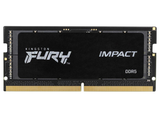 Kingston - MEMORIA 16GB (1X16GB) KINGSTON, P/LAPTOPS, DDR5, 4800MT/S, 1.1V 262-PIN, ON DIE-ECC SODIMM