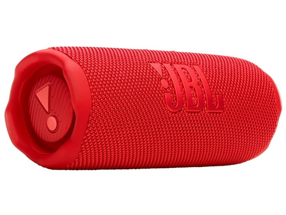 JBL - BOCINA JBL FLIP 7 BLUETOOTH 5.1, WATERPROOF , SONIDO PRO DE JBL CON AI SOUND BOOTS,HASTA 16 HORAS DE REPRODUCCION, CONEXION DE VARIOS ALTAVOCES CON AURACAST ,COLOR ROJO (JBLFLIP7BLKAM).