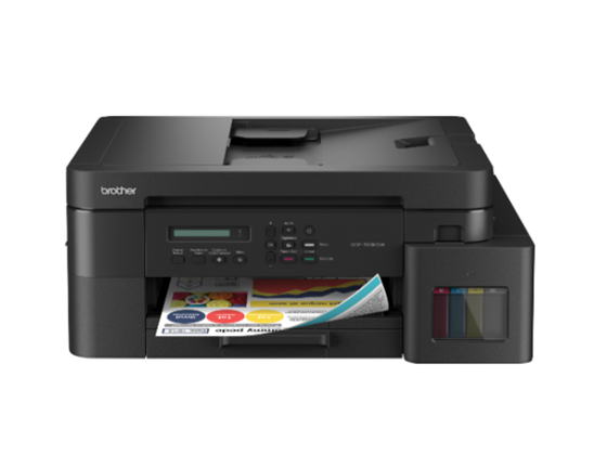 Brother - IMPRESORA BROTHER INKBENEFIT TANK DCPT830DW, MULTIFUNCIONAL (ESCÁNER, COPIADORA, IMPRESORA), SISTEMA DE TINTA CONTINUA, BOTELLAS DE TINTA, DÚPLEX AUTOMÁTICO, USB, WIFI, ADF.