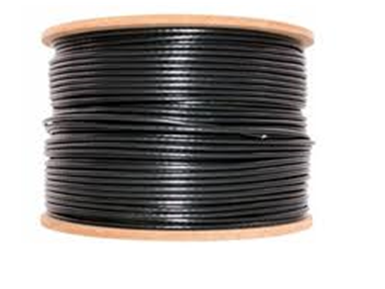 Click Cam - ROLLO DE CABLE UTP CLICK-CAM CAT5 1,000 PIES, 99% COBRE, NEGRO, EXTERIOR