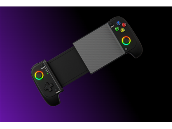 Primus - MANDO GAMING PRIMUS PMC-01BT VICTOR01BT – INALÁMBRICO BLUETOOTH, COMPATIBLE CON PS4/NINTENDO SWITCH/PC/ANDROID/IOS, BATERÍA 600MAH, RETROILUMINACIÓN RGB, EFECTO HALL 3D
