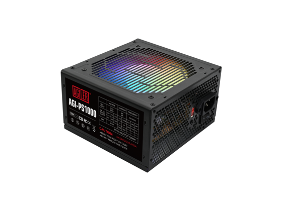 Agiler - POWER SUPPLY 1000W - 120MM FAN 20+4 PIN + 2 SATA (AGI-PS1000)