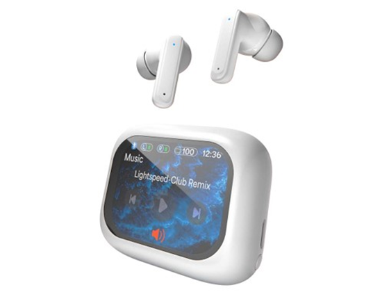 Coby - AUDIFONO CON MICROFONO COBY CON ESTUCHE DE VISUALIZACIÓN INTELIGENTE