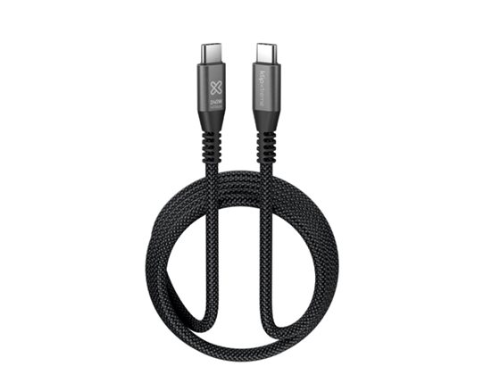 Klip Xtreme - CABLE KLIP XTREME KAC-750-10FT – USB-C 3.1 A USB-C, 240W, 1.8?M, NYLON