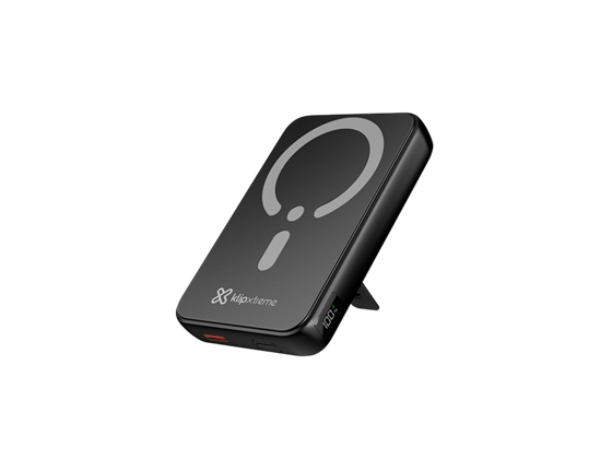 Klip Xtreme - CARGADOR MÓVIL POWERMAG ULTRA (POWER BANK) CON CARGA INALÁMBRICA Y COMPATIBILIDAD MAGSAFE® 10.000MAH/38.5WH SALIDA USB-A / USB-C