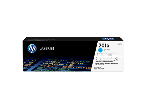 HP - TONER 201X - CF401X - CYAN