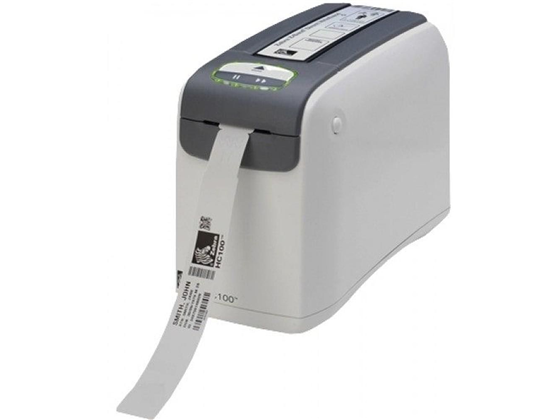 Zebra - IMPRESORA DE BRAZALETE ZEBRA HC100 DE 2", TRANSFERENCIA TÉRMICA, INTERFAZ: USB, SERIAL, ETHERNET, VELOCIDAD 51MM/S, 300 DPI