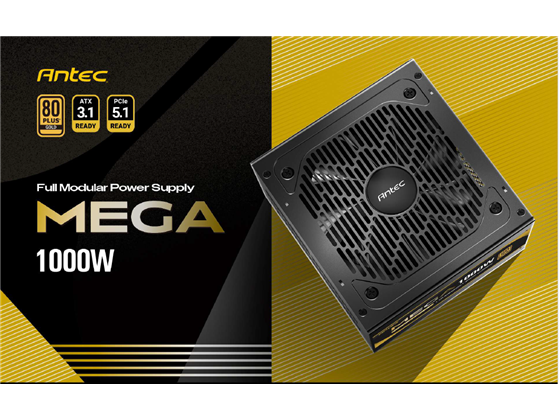 Antec - POWER SUPPLY ANTEC MEGA1000 GOLD - FULL MODULAR - ATX 3.1