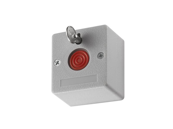 HIKVISION - BOTON DE EMERGENCIA, CARCASA DE ABS RETARDANTE DE LLAMAS