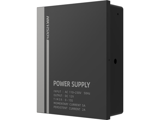 DS-K7M-AW24 - FUENTE DE ALIMENTACION HIKVISION 12V, 2,5A, 24W PARA TERMINAL DE CONTROL DE ACCESO Y CERRADURA
