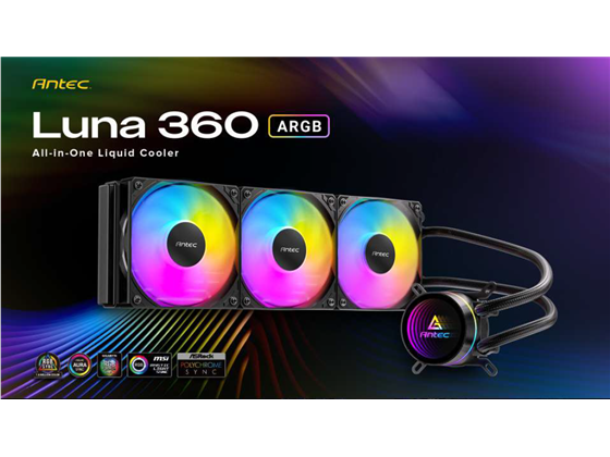 Antec - ABANICO ENFRIAMIENTO LÍQUIDO ANTEC LUNA 360 ARGB