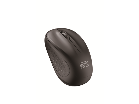 Agiler - MOUSE MINI INALÁMBRICO, 2.4GHZ - NANO RECEPTOR USB, NEGRO, (AGI-2068BK)