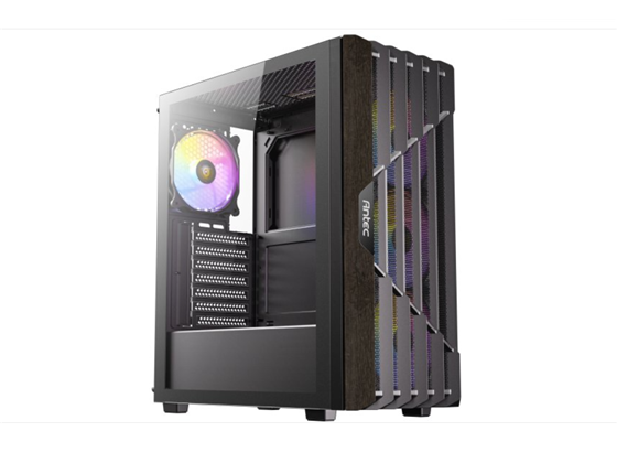 Antec - CASE GAMING ANTEC AX63 WOOD ARGB BLACK
