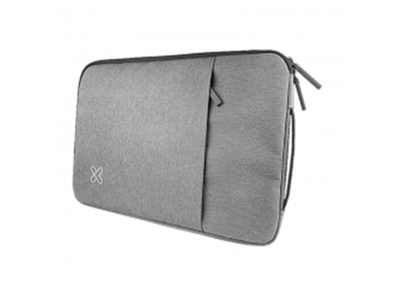 Klip Xtreme - BULTO PARA LAPTOP KLIP XTREME SQUAREPRO, TIPO SLEEVE 15.6" SILVER, ACOLCHADO, CON BOLSILLO Y AGARRADERA, KSN-420SV