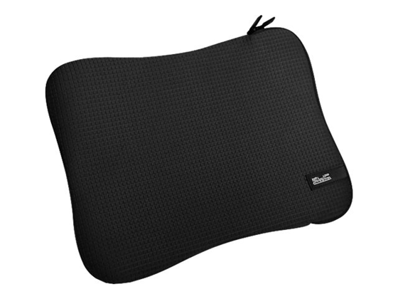 Klip Xtreme - BULTO PARA LAPTOP KLIP XTREME NEOSQUARE, TIPO SLEEVE 14.1" SILVER, ACOLCHADO, NEOPRENO, REPELE EL AGUA, NEGRO (KSN-310B)