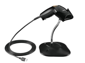 Zebra - SCANNER BARCODE LS1203, LASER, USB, 1D. INCLUYE BASE, AUTOMATICO Y MANUAL.