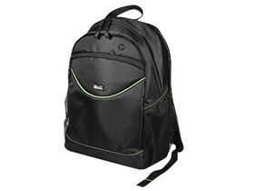 Klip Xtreme - BULTO DE NOTEBOOK 15.6" TIPO MOCHILA, NEGRO/VERDE, (KNB-050)