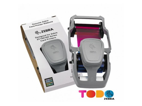Zebra - CINTA PARA IMPRESORA ZEBRA ZC300, COLOR YMCKOK