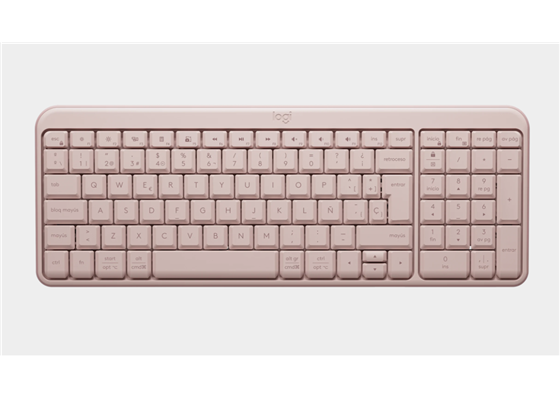 Logitech - TECLADO LOGITECH K250  COMPACT BLUETOOTH WIRELESS COLOR ROSADO