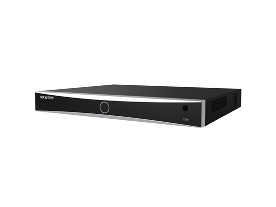 HIKVISION - NVR ACUSENSE DE 16 CANALES, 4K, 1U, 8MP, 16 POE, (3840 × 2160), 2 SATA, UP TO 10 TB