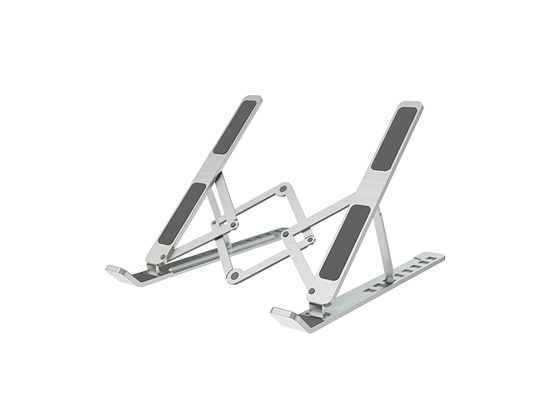 Klip Xtreme - COOLING PAD, PARA NOTEBOOK, DE 11" HASTA 15.6", ALUMINIO - PLEAGABLE - 8 NIVELES DE ALTURA