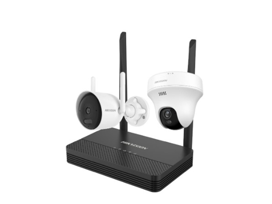 HIKVISION - CAMARA DE SEGURIDAD EN KIT CAMARAS 1 X BULLET 4MP, 1 X DOMO PT 4MP