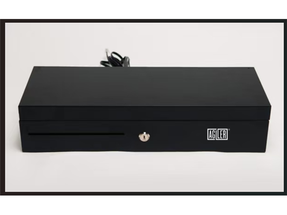 Agiler - CAJA REGISTRADORA TAPA EN EL TOPE (FLIP TOP), 5 SECCIONES P/BILLETES, 8 SECCIONES P/MONEDAS, INTERFAZ RJ11