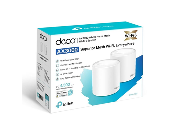 TP-Link - ROUTER DECO-X50 TP-LINK, 1167 MBPS, 5 GHZ