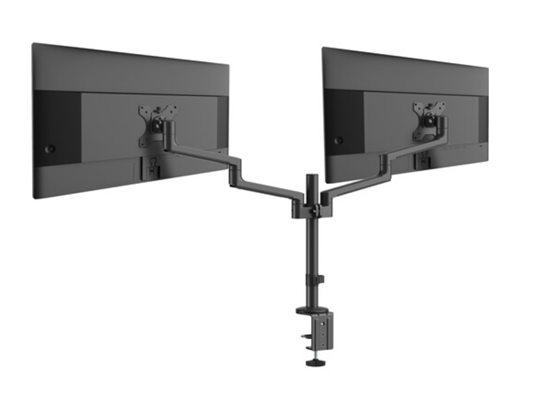 Msi - SOPORTE PARA DUAL MONITOR MSI CON MOVIMIENTO, DESDE 17" HASTA 32", CON ANCLAJE AL ESCRITORIO (PRO MT81D)