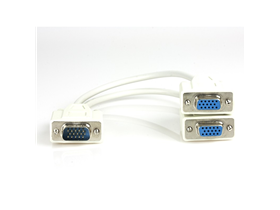 Xtech - CABLE SPLITER VGA PARA DOS MONITORES (XTC-325)