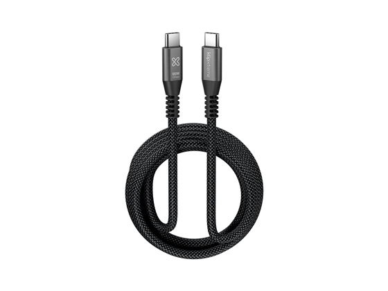 Klip Xtreme - CABLE USB USB-C A USB-C, 100W, 10 GBPS, 3M, NYLON (KAC-650-10FT)