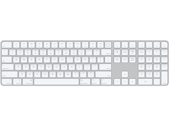 Apple - TECLADO APPLE MAGIC KEYBOARD, TOUCH-ID, TECLADO NUMERICO, USB-C A LIGHTNING, INGLES