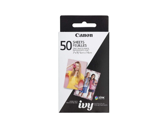 Canon - PAPEL FOTOGRAFICO CANON FORMATO TARJETA  ZINK PARA IVY2