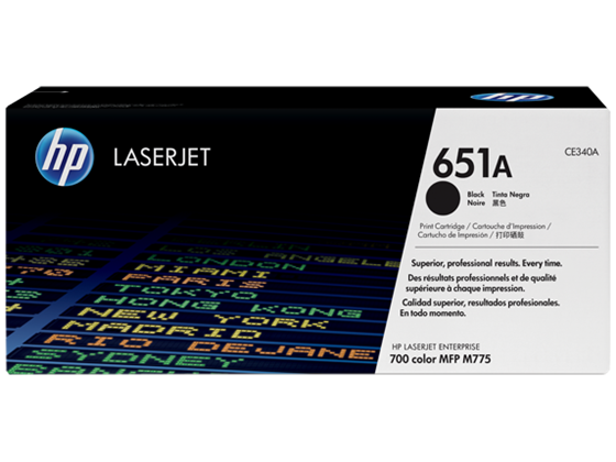 HP - TONER 651A - CE340A - NEGRO