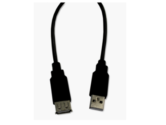 MYO - CABLE EXTENSION USB, 10 PIES, NEGRO.