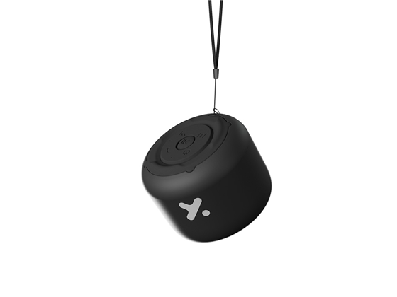 Xtech - BOCINA ALLMAN BLUETOOTH V5.3, 3W, 14 HORA DE REPRODUCCION, IPX7, NEGRO