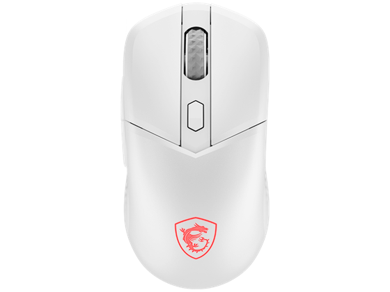 Msi - MOUSE MSI VERSA 300 W WHITE, WIRELESS 2.4 GHZ, USB 2.0 (USB-C TO A), BLUETOOTH 5.3, COLOR BLANCO