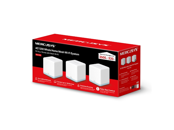 TP-Link - ROUTER HALO H30 (3-PACK) 1200 MBPS, 802.11AC, 5 GHZ, WI-FI MESH AC1200